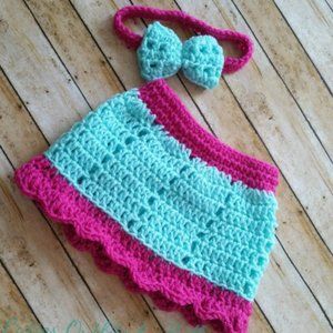 Crochet Fast And Simple Skirt For Girls